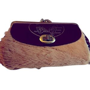 Vtg Lispeer Trading Genuine Kangaroo Sydney Coin Purse Gold Turnlock